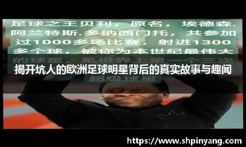 揭开坑人的欧洲足球明星背后的真实故事与趣闻